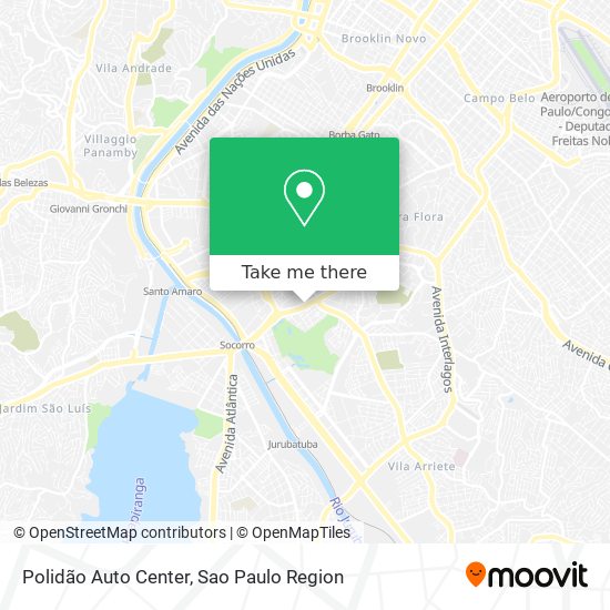 Mapa Polidão Auto Center