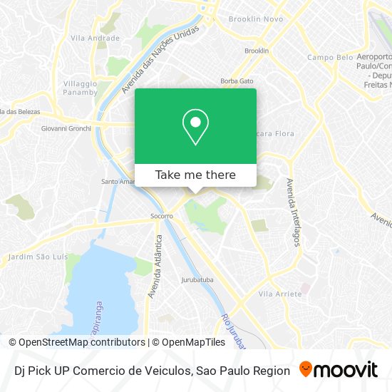 Mapa Dj Pick UP Comercio de Veiculos