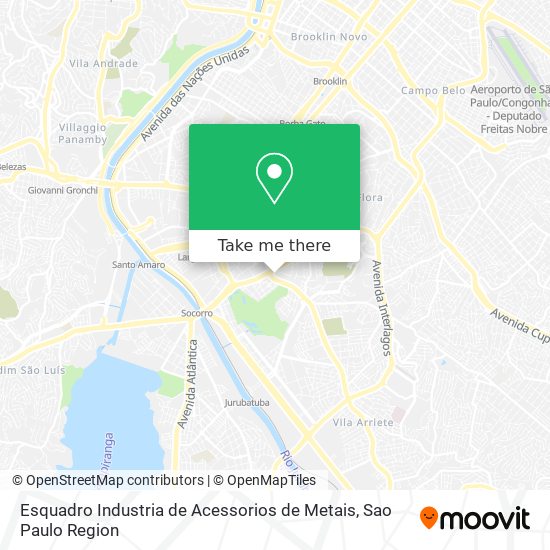 Esquadro Industria de Acessorios de Metais map