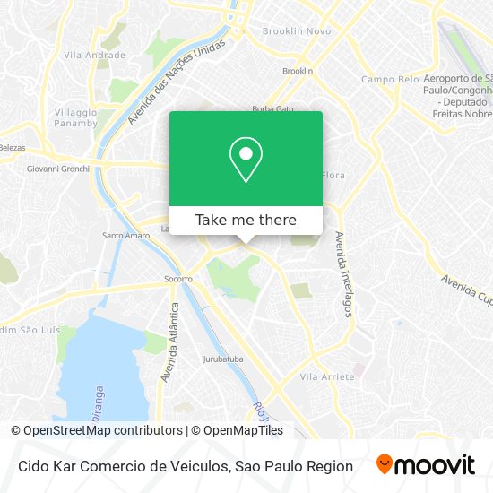 Cido Kar Comercio de Veiculos map