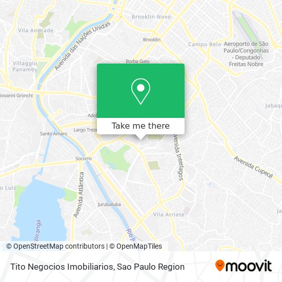 Tito Negocios Imobiliarios map