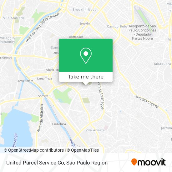 Mapa United Parcel Service Co