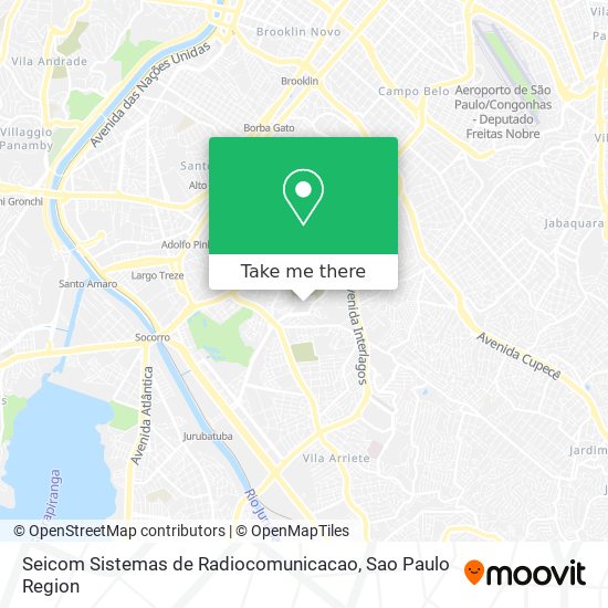 Seicom Sistemas de Radiocomunicacao map