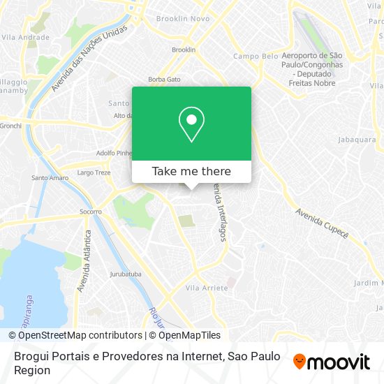 Brogui Portais e Provedores na Internet map