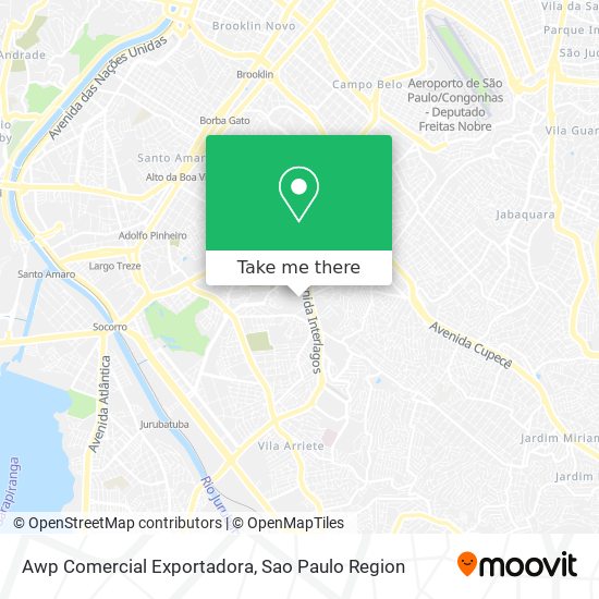 Awp Comercial Exportadora map