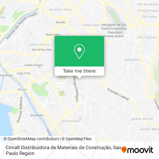 Cimalt Distribuidora de Materiais de Construção map