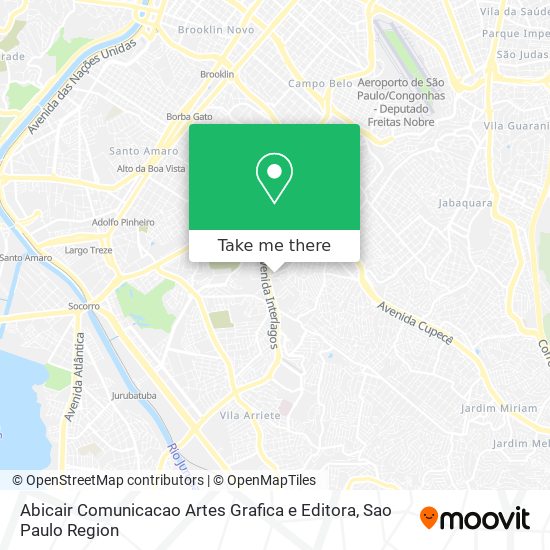 Abicair Comunicacao Artes Grafica e Editora map