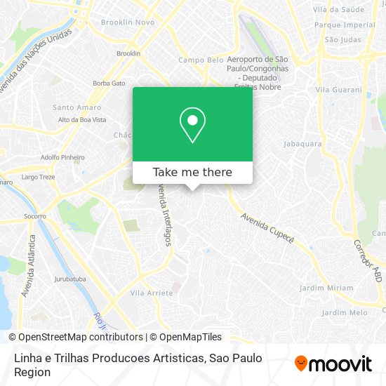 Linha e Trilhas Producoes Artisticas map