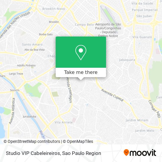 Studio VIP Cabeleireiros map