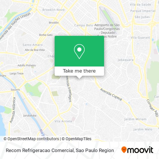 Recom Refrigeracao Comercial map