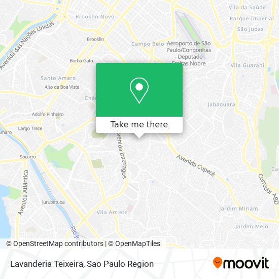 Lavanderia Teixeira map