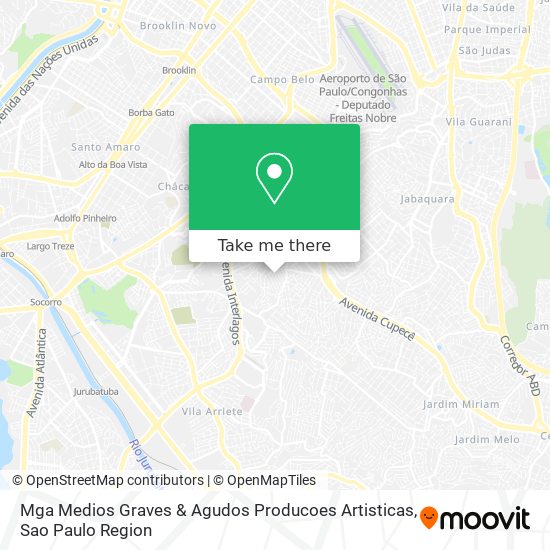 Mapa Mga Medios Graves & Agudos Producoes Artisticas