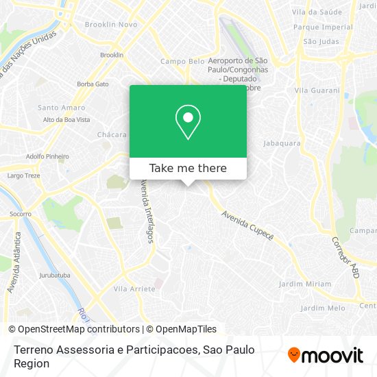 Mapa Terreno Assessoria e Participacoes