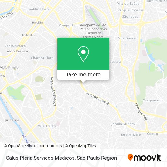 Mapa Salus Plena Servicos Medicos