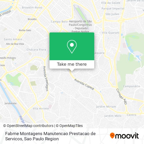 Mapa Fabme Montagens Manutencao Prestacao de Servicos