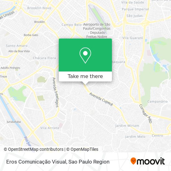 Eros Comunicação Visual map