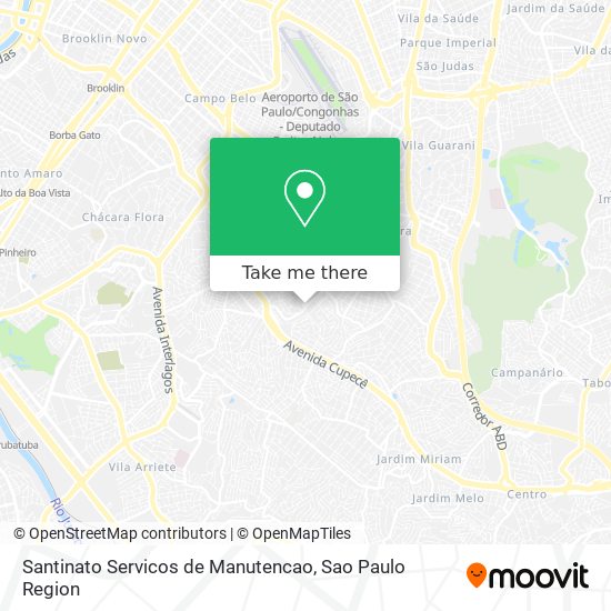 Santinato Servicos de Manutencao map