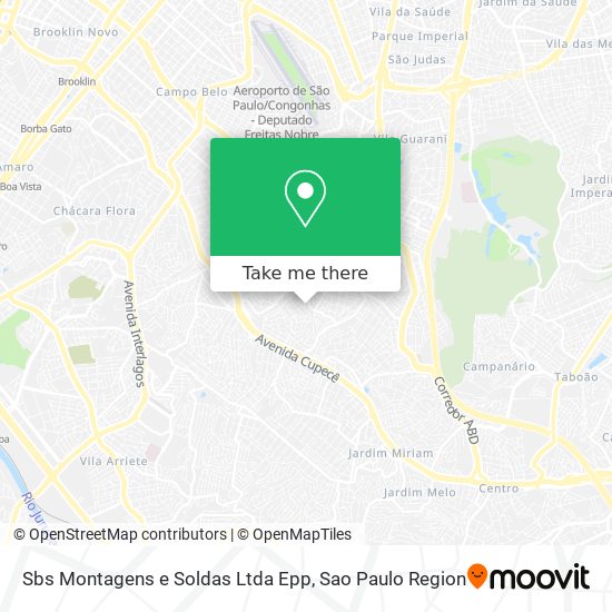 Sbs Montagens e Soldas Ltda Epp map