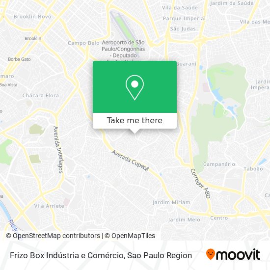 Mapa Frizo Box Indústria e Comércio