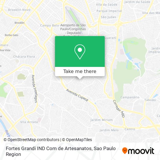 Fortes Grandi IND Com de Artesanatos map