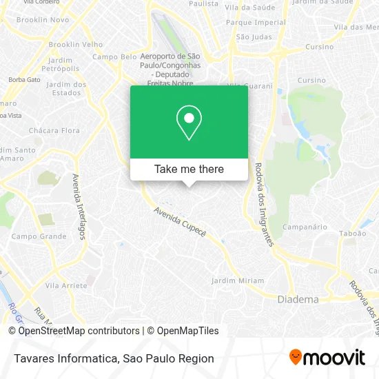 Tavares Informatica map
