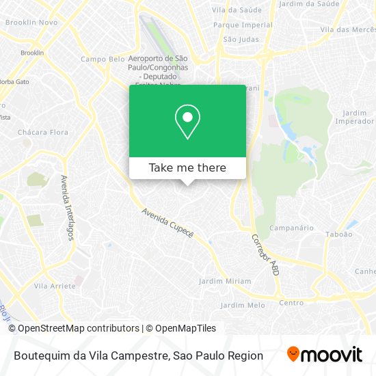 Boutequim da Vila Campestre map