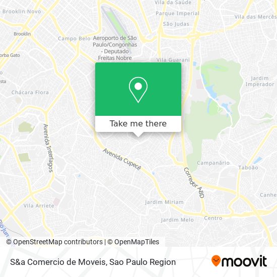 S&a Comercio de Moveis map