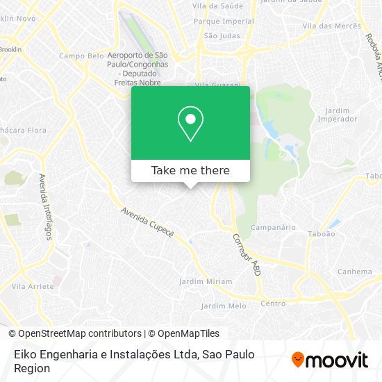 Mapa Eiko Engenharia e Instalações Ltda