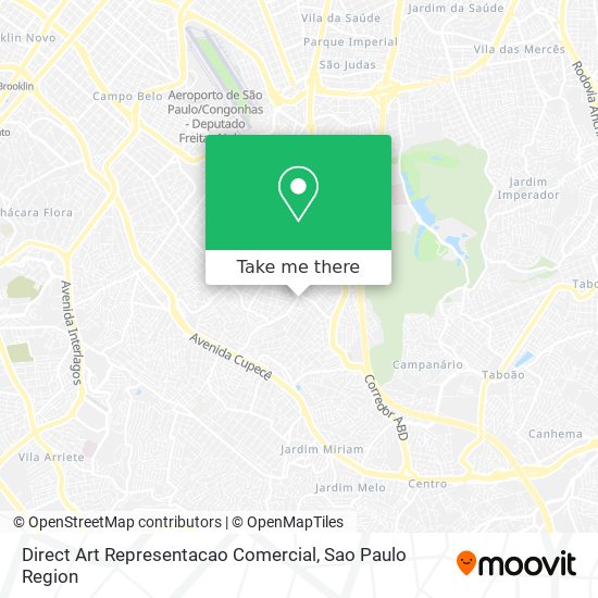 Direct Art Representacao Comercial map