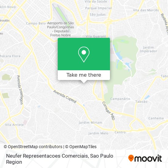 Neufer Representacoes Comerciais map