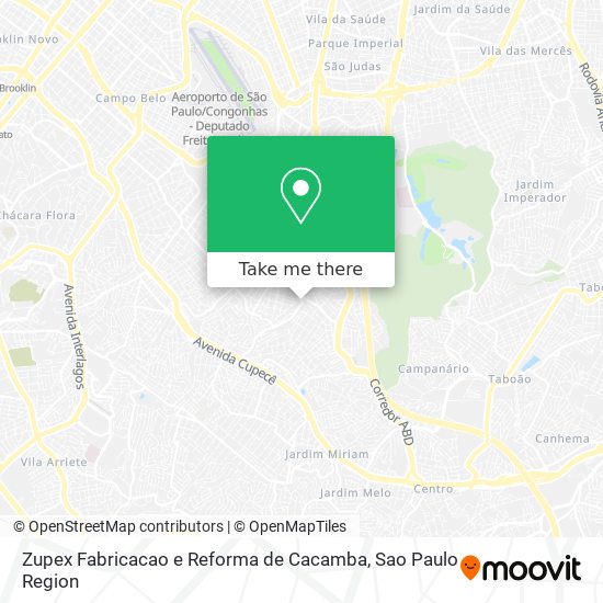 Zupex Fabricacao e Reforma de Cacamba map