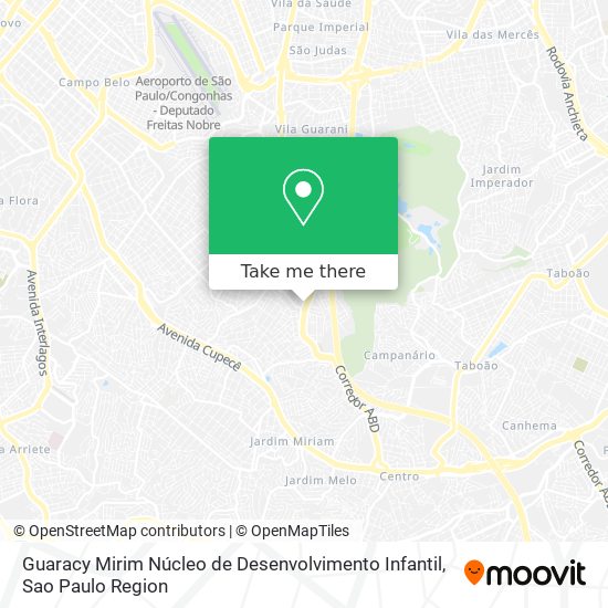 Guaracy Mirim Núcleo de Desenvolvimento Infantil map