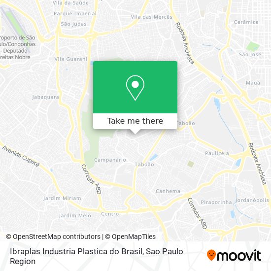 Ibraplas Industria Plastica do Brasil map