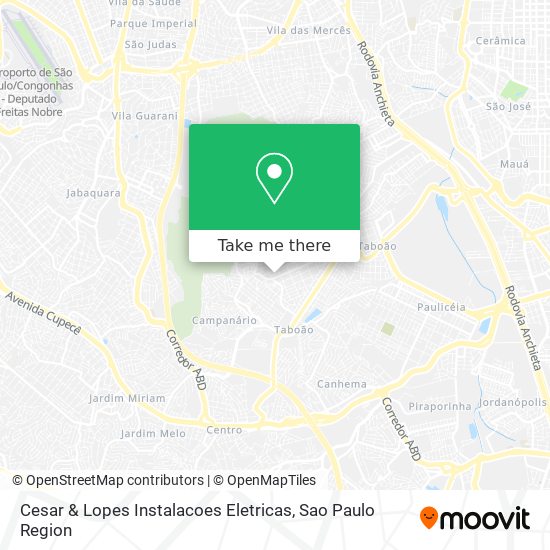 Cesar & Lopes Instalacoes Eletricas map