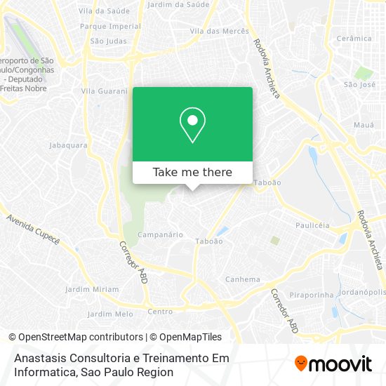 Anastasis Consultoria e Treinamento Em Informatica map