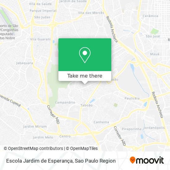 Escola Jardim de Esperança map