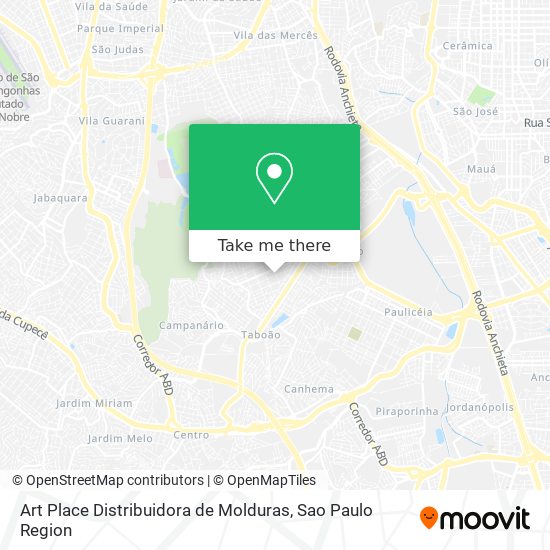 Mapa Art Place Distribuidora de Molduras