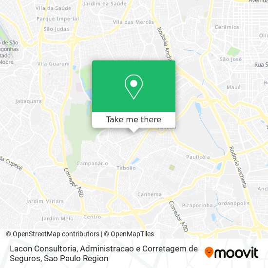 Mapa Lacon Consultoria, Administracao e Corretagem de Seguros