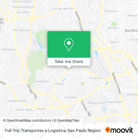 Full Trip Transportes e Logistica map