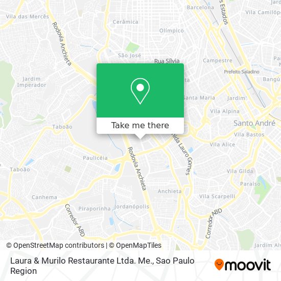 Mapa Laura & Murilo Restaurante Ltda. Me.