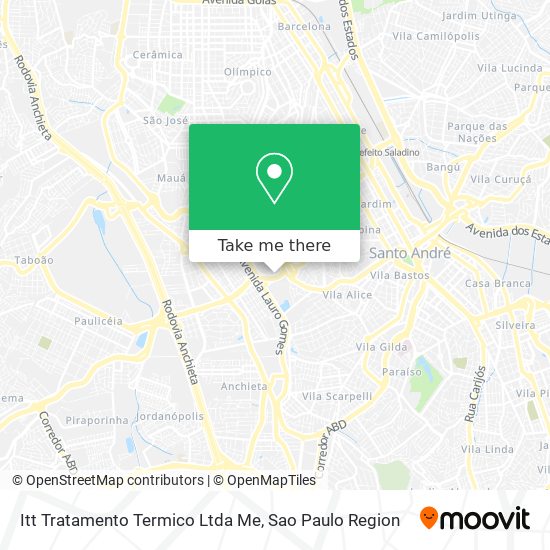 Itt Tratamento Termico Ltda Me map