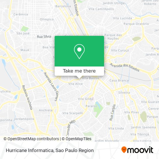 Hurricane Informatica map