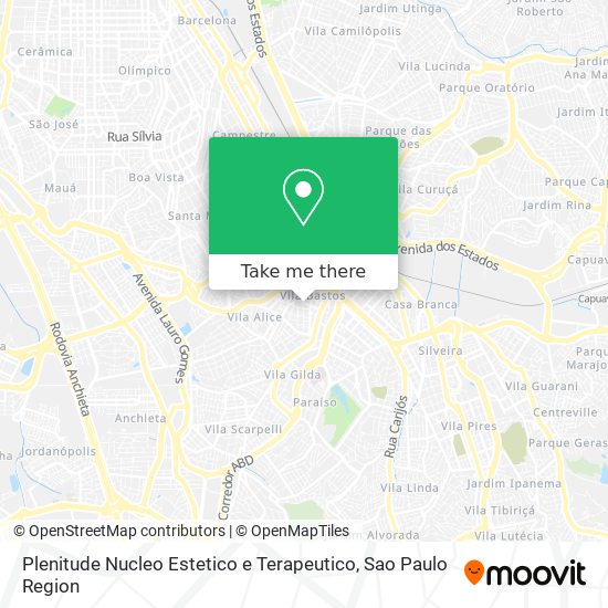 Plenitude Nucleo Estetico e Terapeutico map