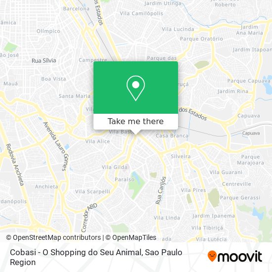 Mapa Cobasi - O Shopping do Seu Animal