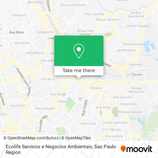 Ecolife Servicos e Negocios Ambientais map