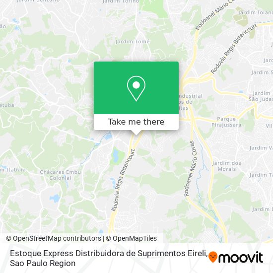 Estoque Express Distribuidora de Suprimentos Eireli map