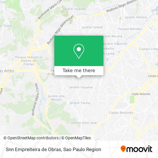 Snn Empreiteira de Obras map