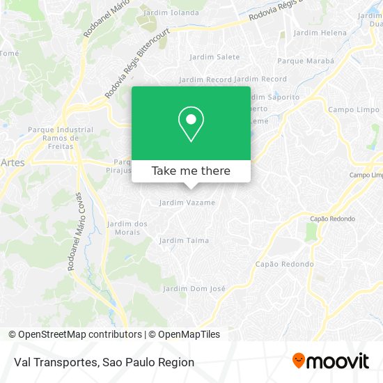 Mapa Val Transportes