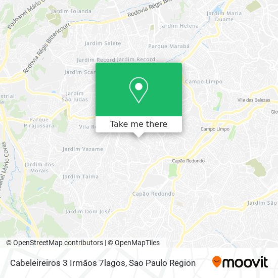 Cabeleireiros 3 Irmãos 7lagos map