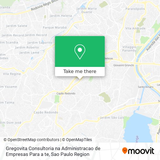 Mapa Gregovita Consultoria na Administracao de Empresas Para a te